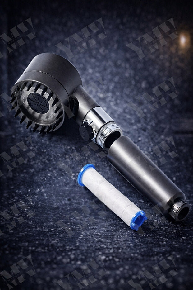 Filtreli Masajlı Fonksiyonlu Duş Başlığı + 3 Adet yedek filtre